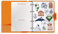 Тетрадь со сменным блоком «Neon orange» - Фото 2