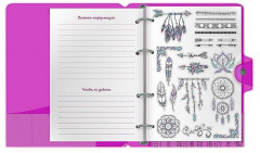 Тетрадь со сменным блоком «Neon orange» - Фото 2