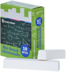 Мелки белые «Школьный» - Фото 1