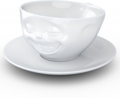 Чашка с блюдцем «Laughing» - Фото 5