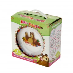 Набор детской посуды «Маша и Медведь. Фруктовая корзина» (3 предмета) - Фото 1