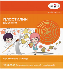 Пластилин восковой «Оранжевое солнце» - Фото 1