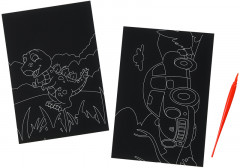 Гравюра «Машина и динозавр» - Фото 1