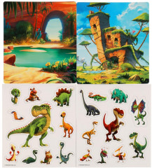 Игра настольная на магнитах «Гигантозавр. Приключения» - Фото 2