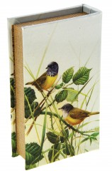 Сейф-книга «Синички», обита шёлком - Фото 1