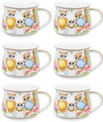 Набор кружек на подставке «Совушки» - Фото 2
