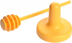 Банка для меда с ложкой и крышкой - Фото 2