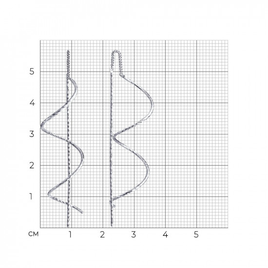 Серьги из серебра с родированием