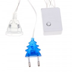 Гирлянда «Занавес», 1,5х1 м, УМС вилка, LED-180-220V, синий - Фото 1