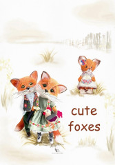 Комплект постельного белья «Лисички» - Фото 1