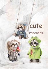 Комплект постельного белья «Еноты» - Фото 1