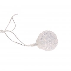 Гирлянда «Метраж», 5 м с насадкой «Шарики», LED-20-220V, мультицвет - Фото 3