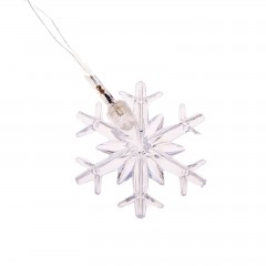 Гирлянда «Метраж», 5 м с насадкой «Снежинки большие», LED-20-220V, мультицвет - Фото 2