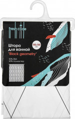 Штора для ванной комнаты - Фото 2