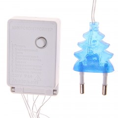 Гирлянда «Метраж» с насадкой «Игла» 10 м, LED-100-220V, синий - Фото 2