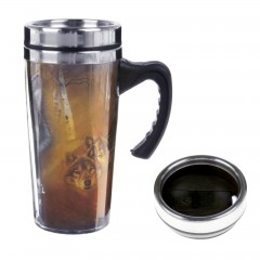 Термокружка с ручкой «Свободный духом» 450 мл - Фото 3