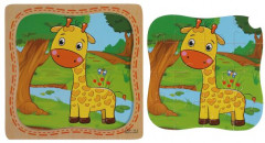 Пазл деревянный «Жираф» - Фото 2