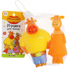 Набор игрушек для ванны «Оранжевая корова Ма и Па» - Фото 4