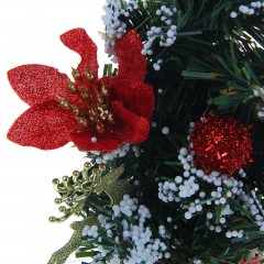 Ёлка с красным декором - Фото 1