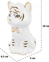 Фигурка декоративная «Тигрёнок с бантиком» - Фото 1