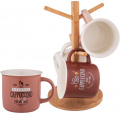 Набор кружек на подставке «Break time» - Фото 2