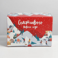 Коробка складная «Зимний город» - Фото 1