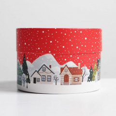 Коробка подарочная «Зимний город» - Фото 3