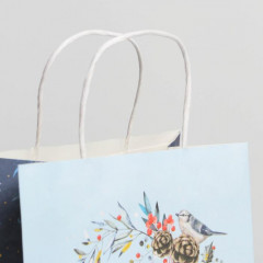 Пакет подарочный крафтовый «Морозное утро» - Фото 2