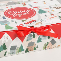 Коробка складная «Новогодние истории» - Фото 1