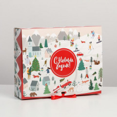 Коробка складная «Новогодние истории» - Фото 2