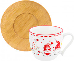 Чашка для капучино и кофе латте «Весёлые гномики» - Фото 3