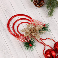 Украшение новогоднее «Зимний цветок» - Фото 1