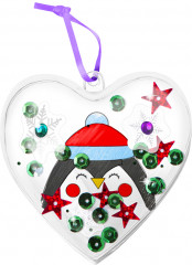 Набор для создания ёлочного украшения «Сердце» - Фото 1