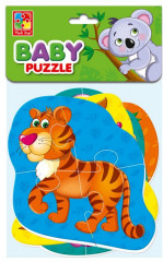 Пазлы мягкие «Тигренок и друзья» - Фото 1