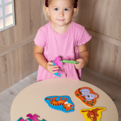 Пазлы мягкие «Тигренок и друзья» - Фото 2