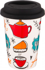 Кружка с крышкой «Coffemania» - Фото 1