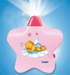 Музыкальный ночник-проектор "Звездочка" розовый - Фото 1