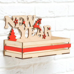 Полка сувенирная «New Year!» - Фото 1