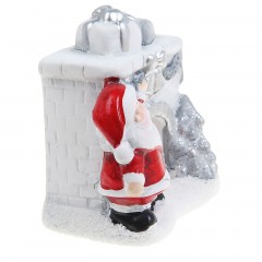 Подсвечник «Камин с Дедушкой Морозом» - Фото 3