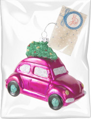 Украшение новогоднее «Машинка с ёлкой» - Фото 1