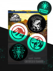 Набор значков «Парк Юрского периода» - Фото 1