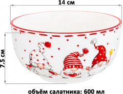 Салатник «Весёлые гномики» - Фото 1