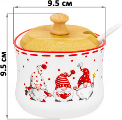 Набор банок для специй с ложками «Весёлые гномики» - Фото 1