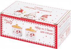 Набор банок для специй с ложками «Весёлые гномики» - Фото 3