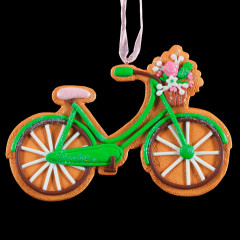 Украшение новогоднее «Пряничный велосипед» - Фото 1