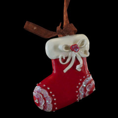 Украшение новогоднее «Валенок узорный» - Фото 1