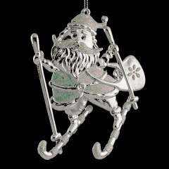 Украшение новогоднее «Санта на лыжах» - Фото 1