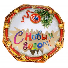 Коробка складная «Заяц с барабаном», (17х17x12,5 см) - Фото 3