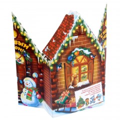 Коробка складная «Новогоднее торжество», (14х14x5 см) - Фото 4