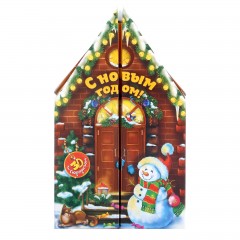 Коробка складная «Новогоднее торжество», (14х14x5 см) - Фото 3